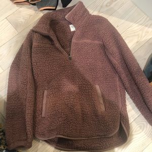 Abercrombie & Fitch Sherpa Sweatshirt